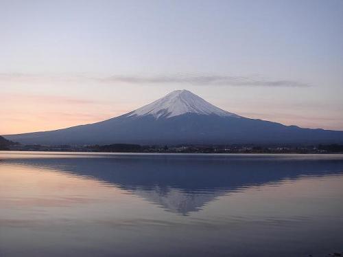 河口湖・逆さ富士